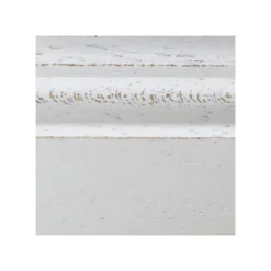 Sedia in Legno Bianco Spigolato e Tessuto Juma Beige Made in Italy - Diamante