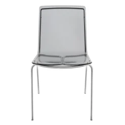 Sedia in Plexiglass Trasparente e Ferro Made in Italy 2 Pezzi - Charlotte