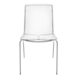 Sedia in Plexiglass Trasparente e Ferro Made in Italy 2 Pezzi - Charlotte