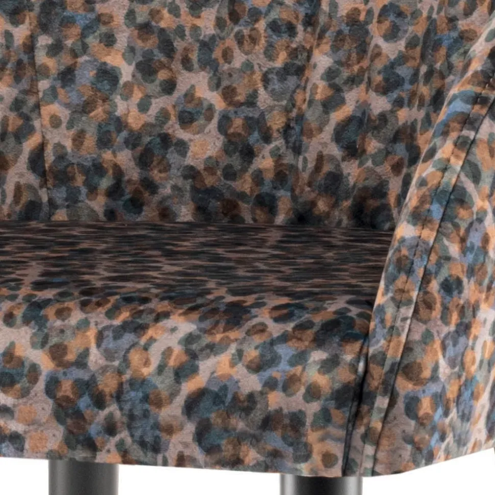 Sedia in Tessuto con Struttura in Acciaio Made in Italy 4 Pezzi - Tagata