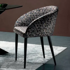 Sedia in Tessuto con Struttura in Acciaio Made in Italy 4 Pezzi - Tagata
