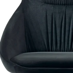 Sedia in Velluto e Acciaio Laccato RAL Made in Italy 4 Pezzi - Mariapina