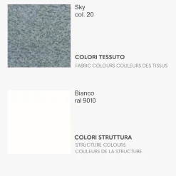 Sedia Monoscocca in Tessuto di Diverse Finiture Made in Italy - Morgana