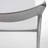 Sedia per Sala da Pranzo Impilabile in Polipropilene Colorato, 4 Pezzi - Abelia