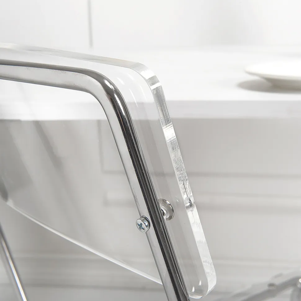 Sedia per Sala da Pranzo in Plexiglass Made in Italy 2 Pezzi - Charlotte