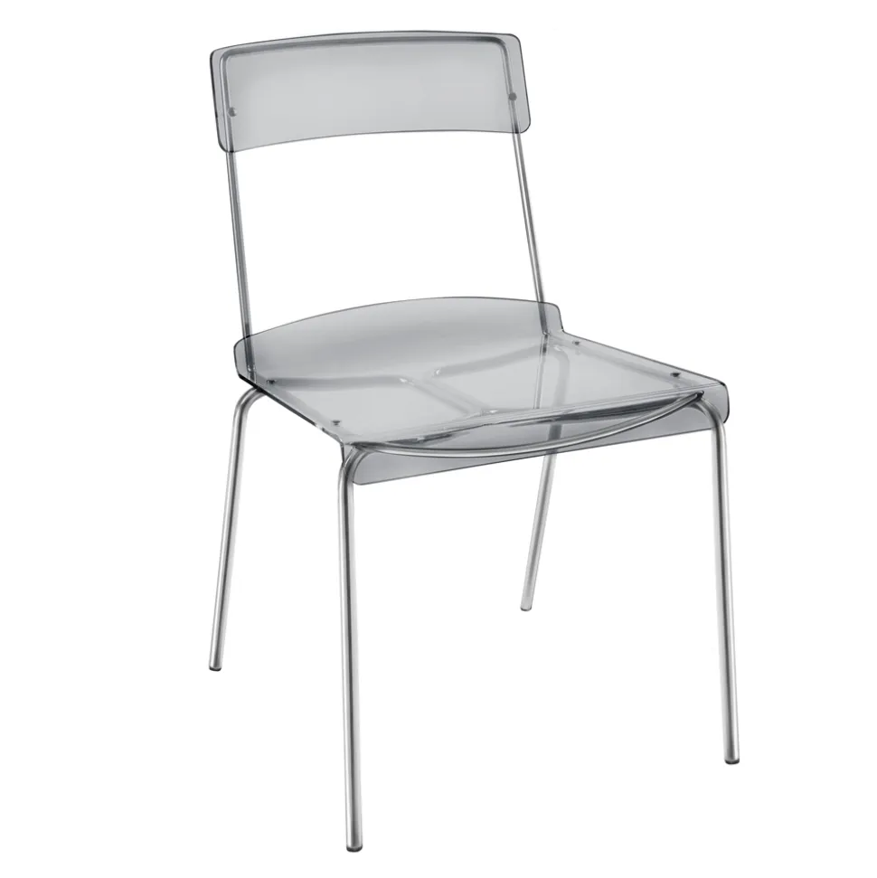 Sedia per Sala da Pranzo in Plexiglass Made in Italy 2 Pezzi - Charlotte