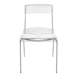 Sedia per Sala da Pranzo in Plexiglass Made in Italy 2 Pezzi - Charlotte