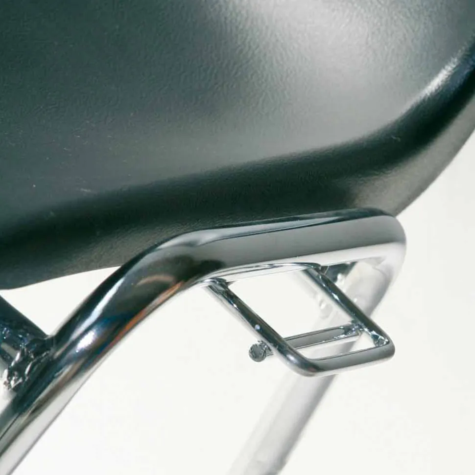 Sedia per Sala Riunioni o Sala Congressi Moderna in Metallo e ABS Nero – Zetica