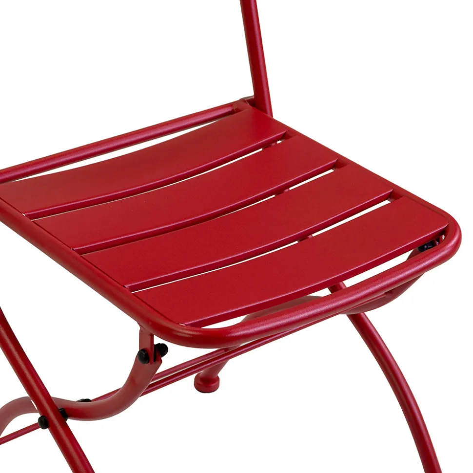 Sedia Pieghevole da Giardino Realizzata Interamente in Metallo - Nastro
