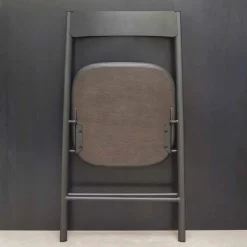 Sedia Pieghevole in Metallo e Legno Rovere 2 Pezzi Made in Italy - Roberta