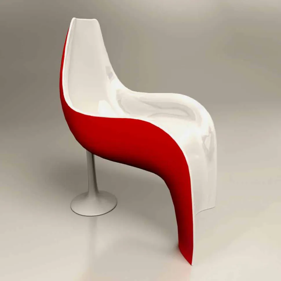 Sedia/Poltrona Design in Solid Surface Helled Made in Italy