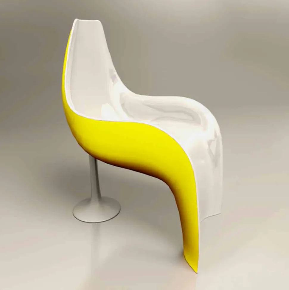 Sedia/Poltrona Design in Solid Surface Helled Made in Italy
