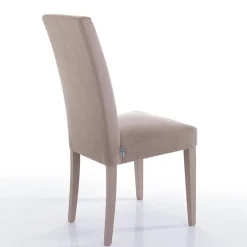 Sedia Sala da Pranzo in Microfibra e Legno Made in Italy 2 Pezzi - Simonella