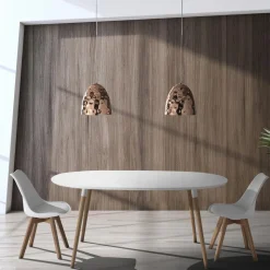 Sedia Sala da Pranzo in Polipropilene e Pelle Sintetica 4 Pezzi - Chira