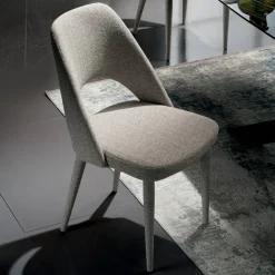 Sedia Sala da Pranzo in Tessuto Realizzata in Italia 4 Pezzi - Lorenza