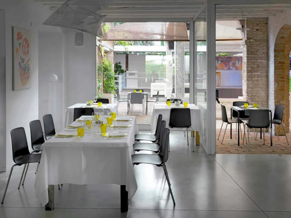 Sedia Sala Pranzo in Metallo e Polipropilene Made in Italy, 4 Pezzi - Carlita