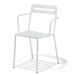 4 Sedie da Esterno in Metallo Impilabili Made in Italy - Yolonda