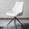 2 Sedie da Interno Metallo Bronzo Seduta Tessuto Bliss - Varen