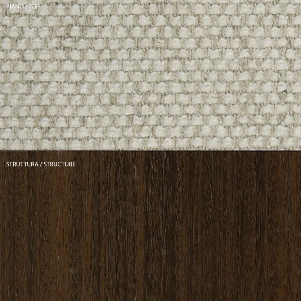 4 Sedie da Pranzo in Legno Massello di Frassino e Tessuto Made in Italy - Sulu