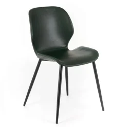 4 Sedie da Soggiorno in Soft-touch di Diversi Colori e Gambe in Metallo - Spritz