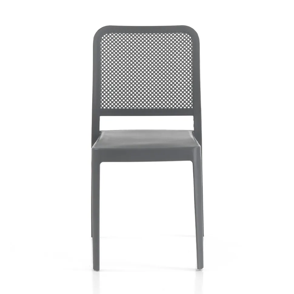 4 Sedie Indoor e Outdoor Impilabili in Polipropilene - Pavone
