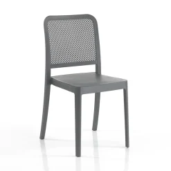 4 Sedie Indoor e Outdoor Impilabili in Polipropilene - Pavone