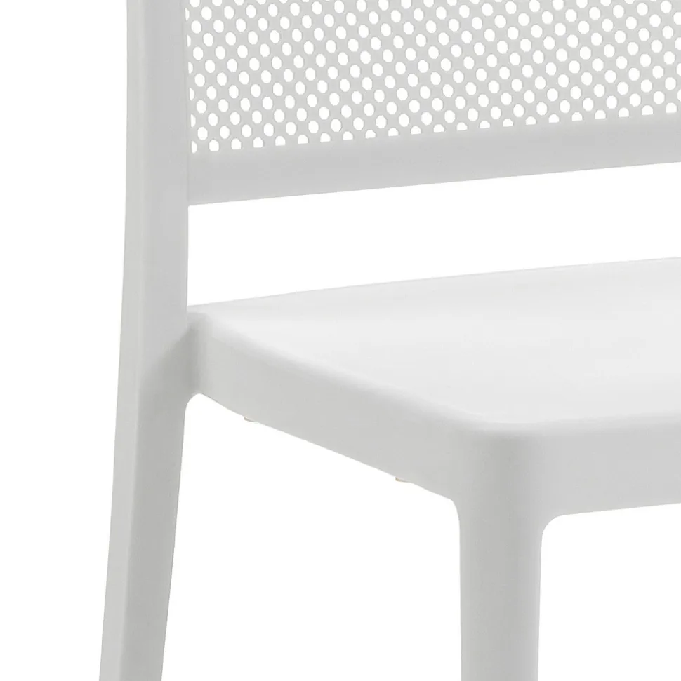 4 Sedie Indoor e Outdoor Impilabili in Polipropilene - Pavone