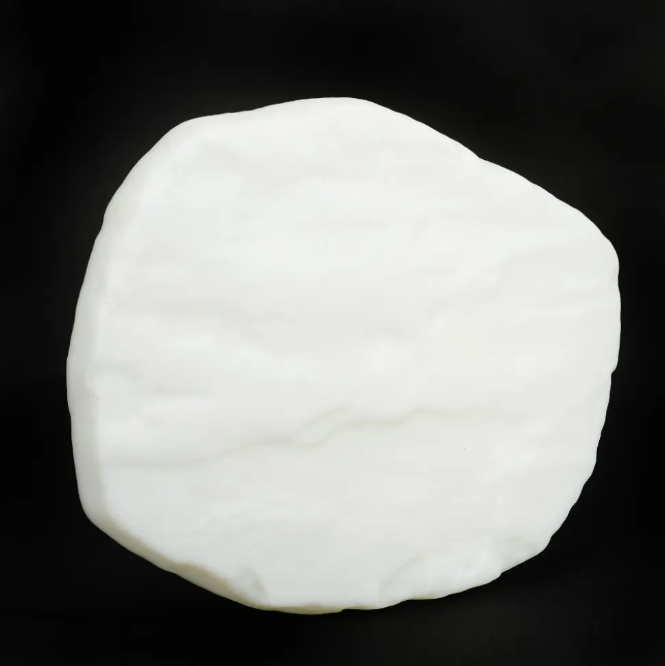 Segnapassi da Giardino a Forma di Sasso Fluo Bianco o Blu 4 Pezzi - Sasso