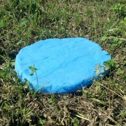 Segnapassi da Giardino a Forma di Sasso Fluo Bianco o Blu 4 Pezzi - Sasso