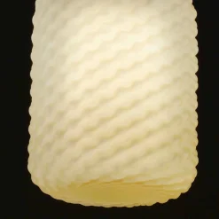 Selene Domino lampada a sospensione in vetro soffiato Ø21 H 27/140 cm