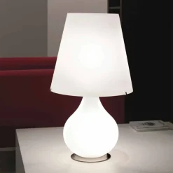 Selene Forever lampada da tavolo in vetro soffiato Ø41 H 72cm