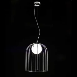 Selene Kluvì lampada a sospensione in vetro soffiato Ø33 H 41/150 cm