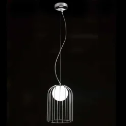 Selene Kluvì lampada a sospensione in vetro soffiato Ø19 H 27/150cm