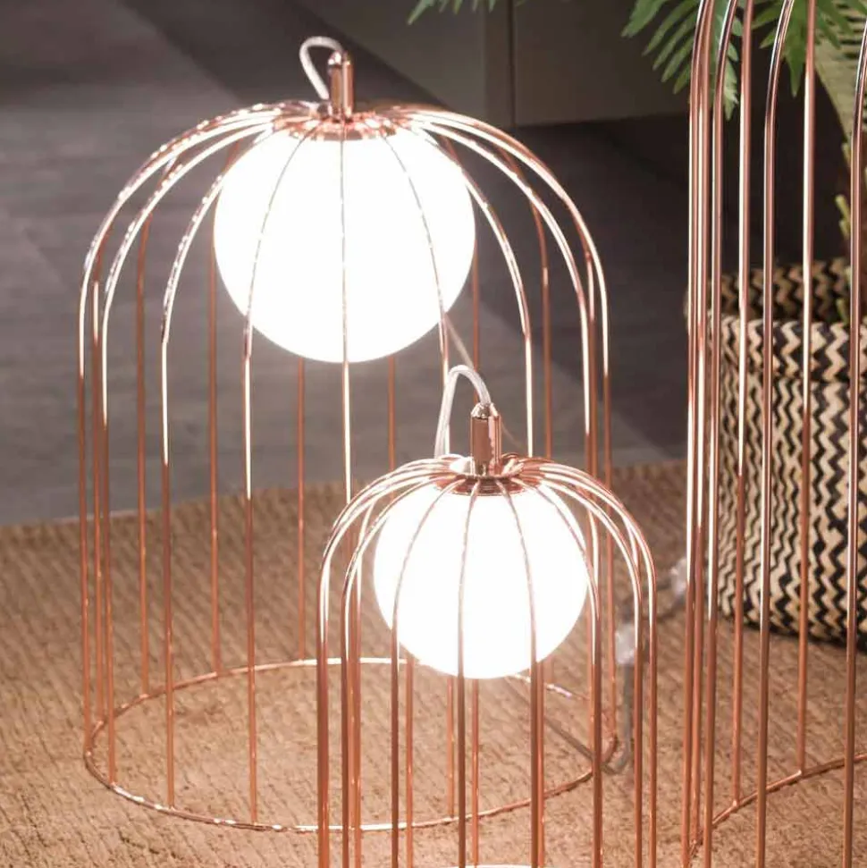 Selene Kluvì lampada da tavolo moderna in vetro soffiato Ø33 H41cm