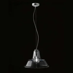 Selene Lampara lampada a sospensione in vetro soffiato Ø37 H 24/140 cm