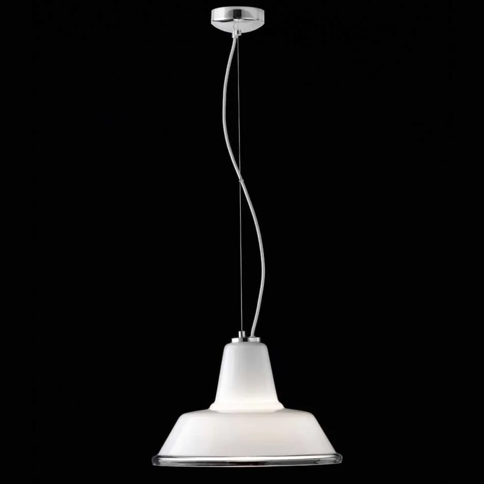 Selene Lampara lampada a sospensione in vetro soffiato Ø37 H 24/140 cm