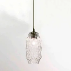 Selene Origami lampada a sospensione in vetro soffiato Ø16 H 30/140cm
