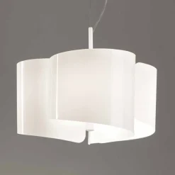 Selene Papiro lampada a sospensione made in Italy Ø46 x H 140 cm