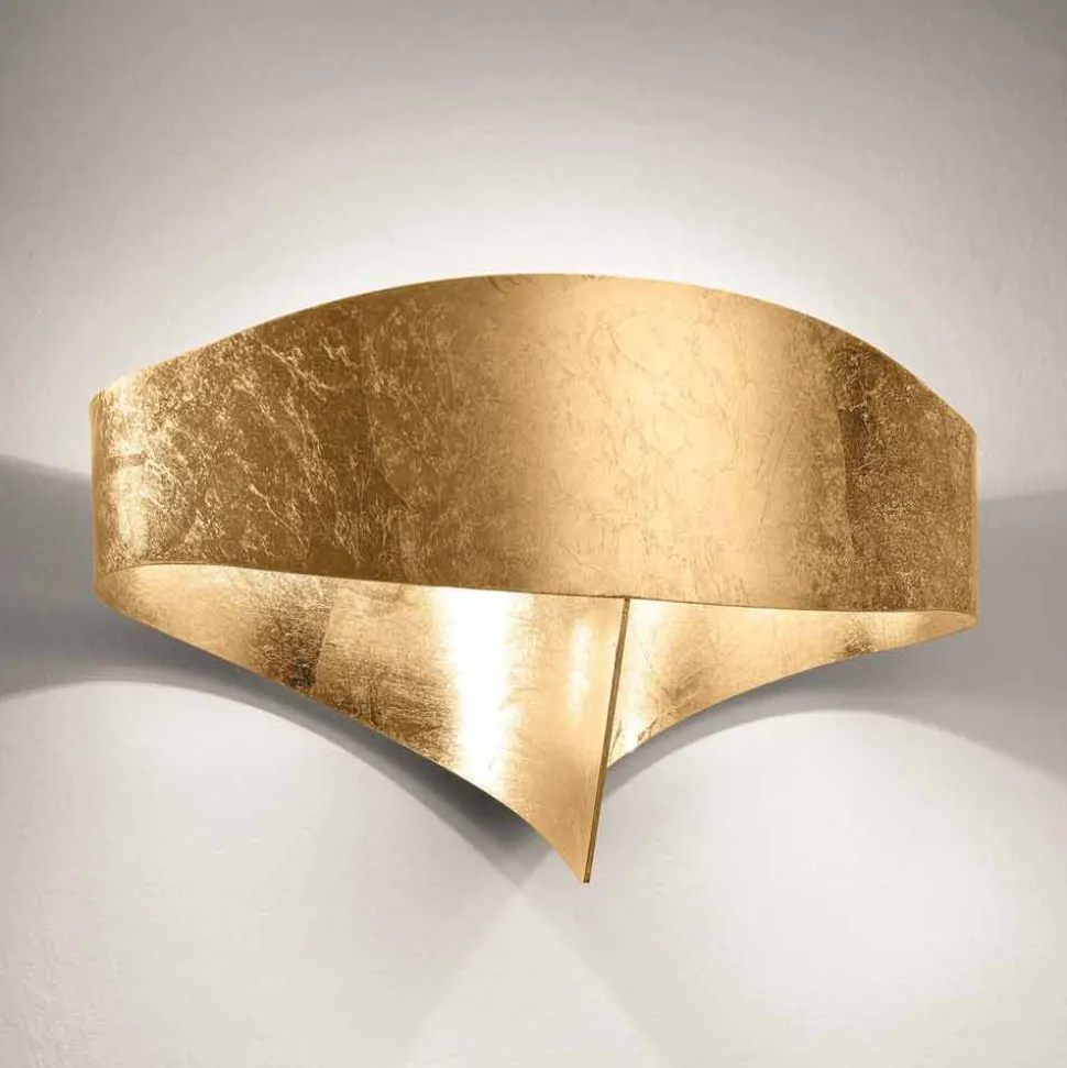 Selene Scudo lampada da muro moderna made in Italy 29x15xH16 cm