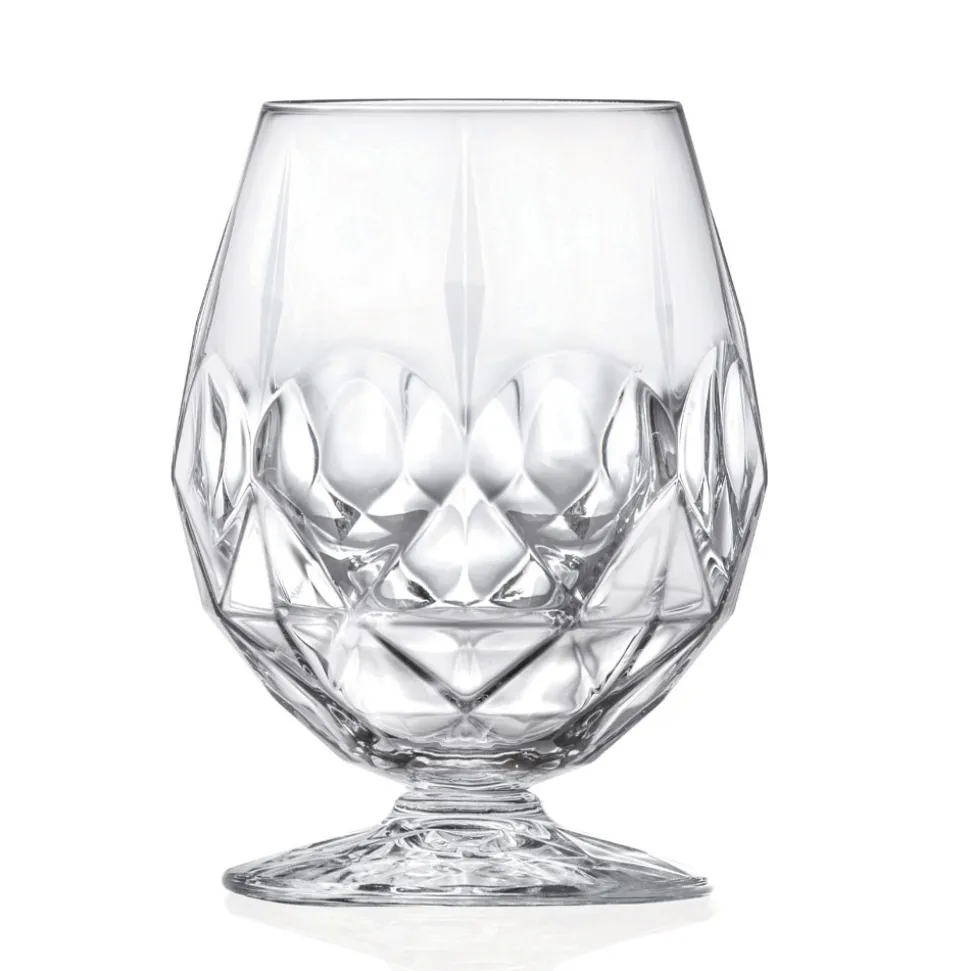 Servizio Bicchiere Calice Basso da Liquore in Eco Cristallo 12 Pz - Bromeo