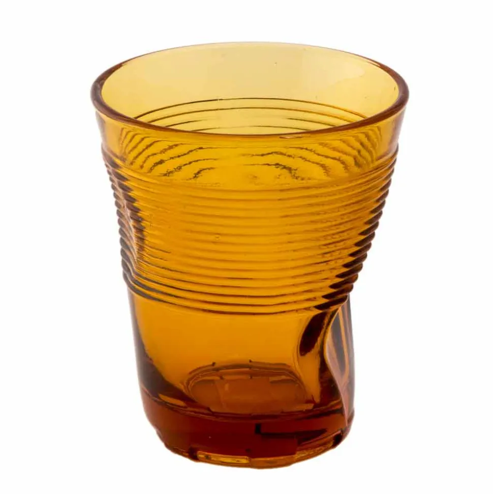 Servizio Bicchieri Acqua in Vetro Colorato 12 Pezzi Design Particolare - Sarabi