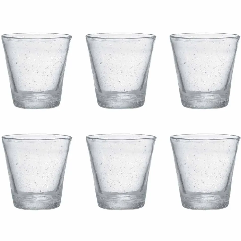 Servizio 12 Bicchieri Colorati in Vetro Soffiato dal Design Moderno - Pumba