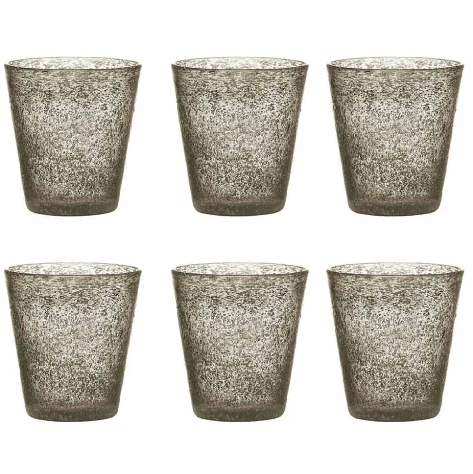 Servizio 12 Bicchieri Colorati in Vetro Soffiato dal Design Moderno - Pumba