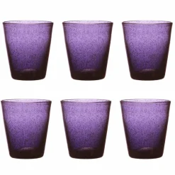 Servizio 12 Bicchieri Colorati in Vetro Soffiato dal Design Moderno - Pumba