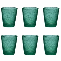 Servizio 12 Bicchieri Colorati in Vetro Soffiato dal Design Moderno - Pumba