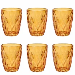 Servizio Bicchieri da Acqua in Vetro Colorato 12 Pezzi Design Moderno - Timon