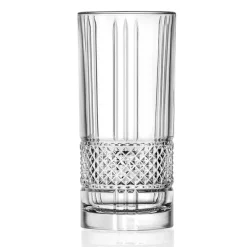 Servizio Bicchieri Tumbler Eco Cristallo Decoro a Diamante 12 Pz - Brioso