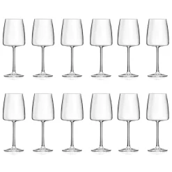 Servizio Calici in Cristallo Eco Italiano Minimale 12 Pezzi - Primordio