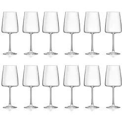 Servizio Calici in Cristallo Eco Italiano Minimale 12 Pezzi - Primordio