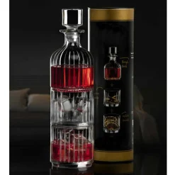 Servizio da Liquore in Cristallo Ecologico Impilabile 3 Pezzi - Spicco